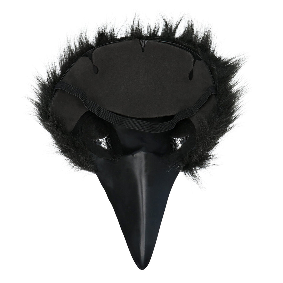 Op deze afbeelding zie je een Accessoires, van het merk Boland. Pluchen Halfmasker Kraai Cor Vus