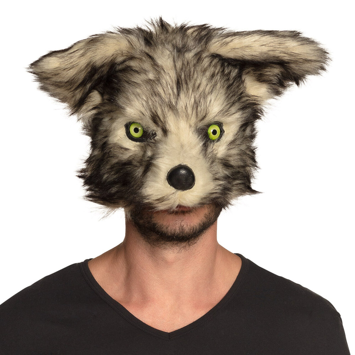 Op deze afbeelding zie je een Accessoires, van het merk Boland. Masker Bedreigde Wolf