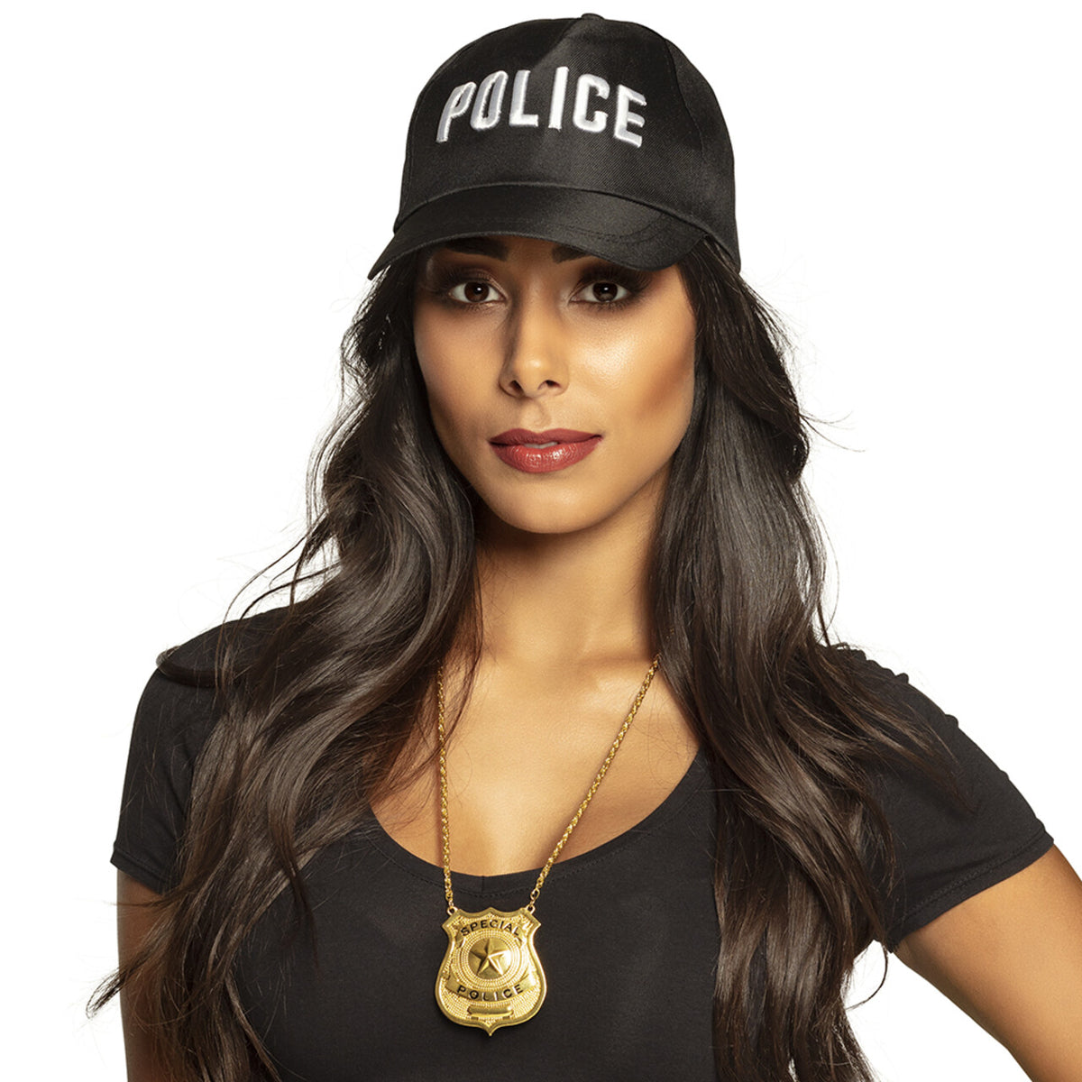 Op deze afbeelding zie je een Accessoires, van het merk Boland. Special Force Batch Ketting Goud