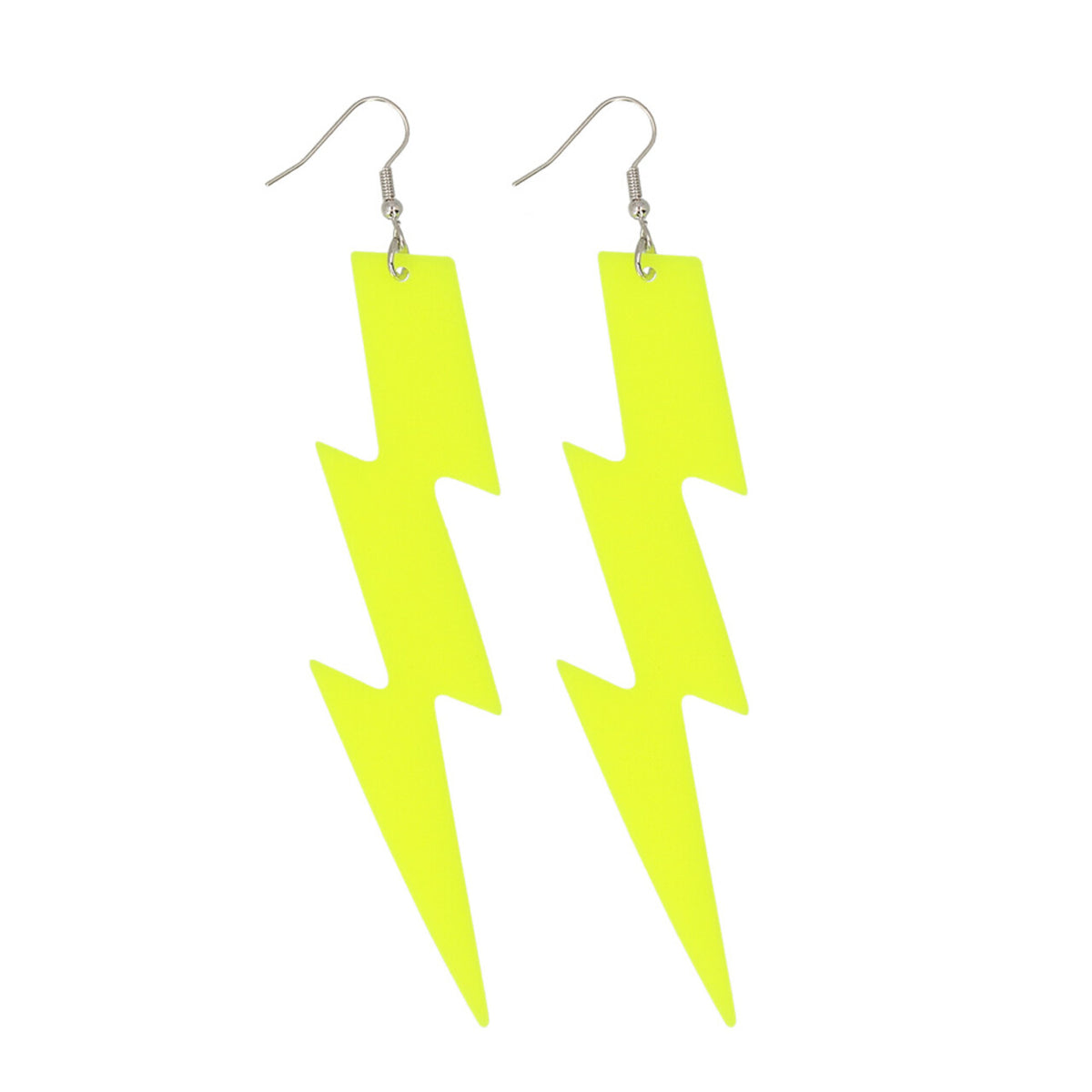 Op deze afbeelding zie je een Accessoires, van het merk Boland. Paar Oorbellen Flash Neongeel Uv