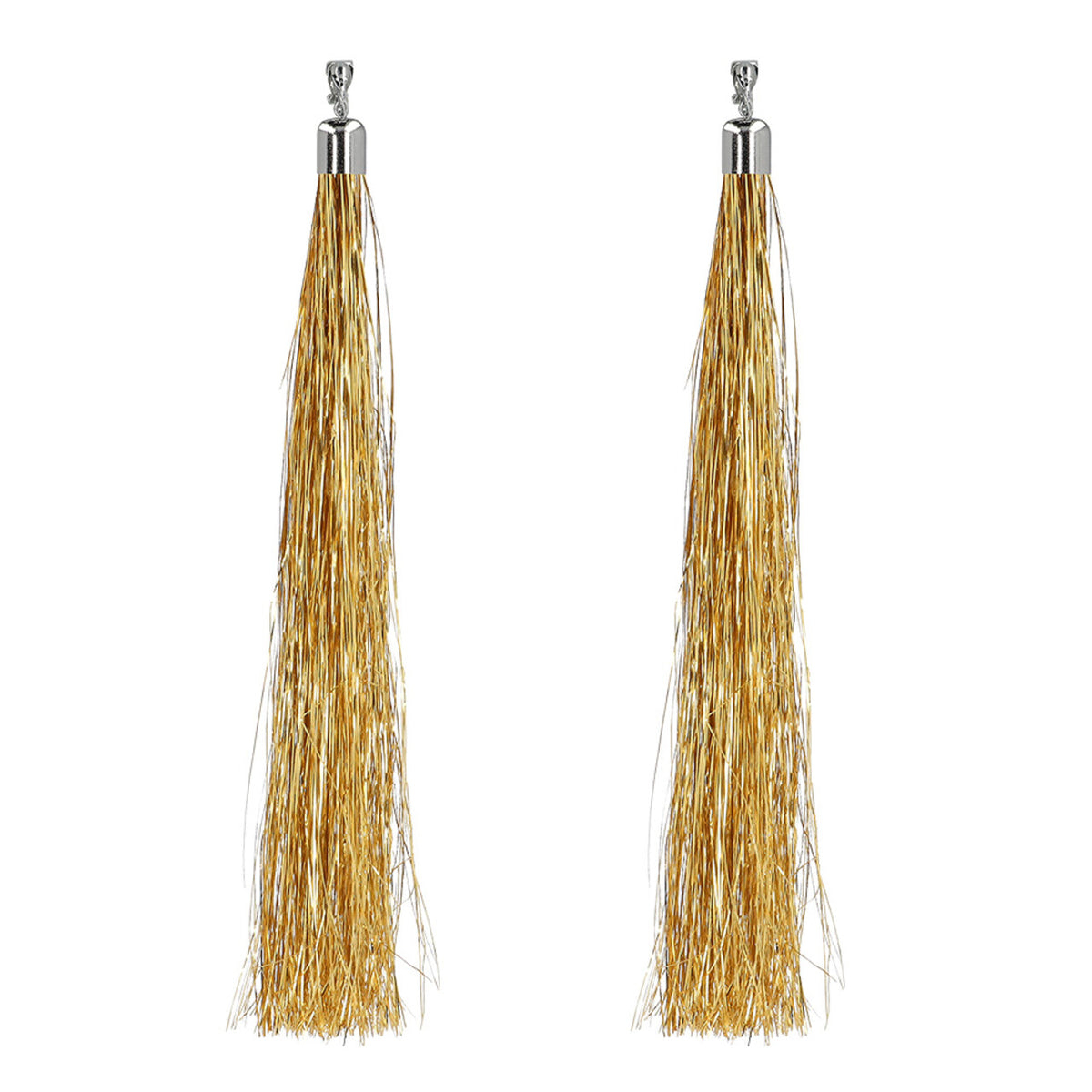 Op deze afbeelding zie je een Accessoires, van het merk Boland. Disco Flapper Oorbellen Festival Goud