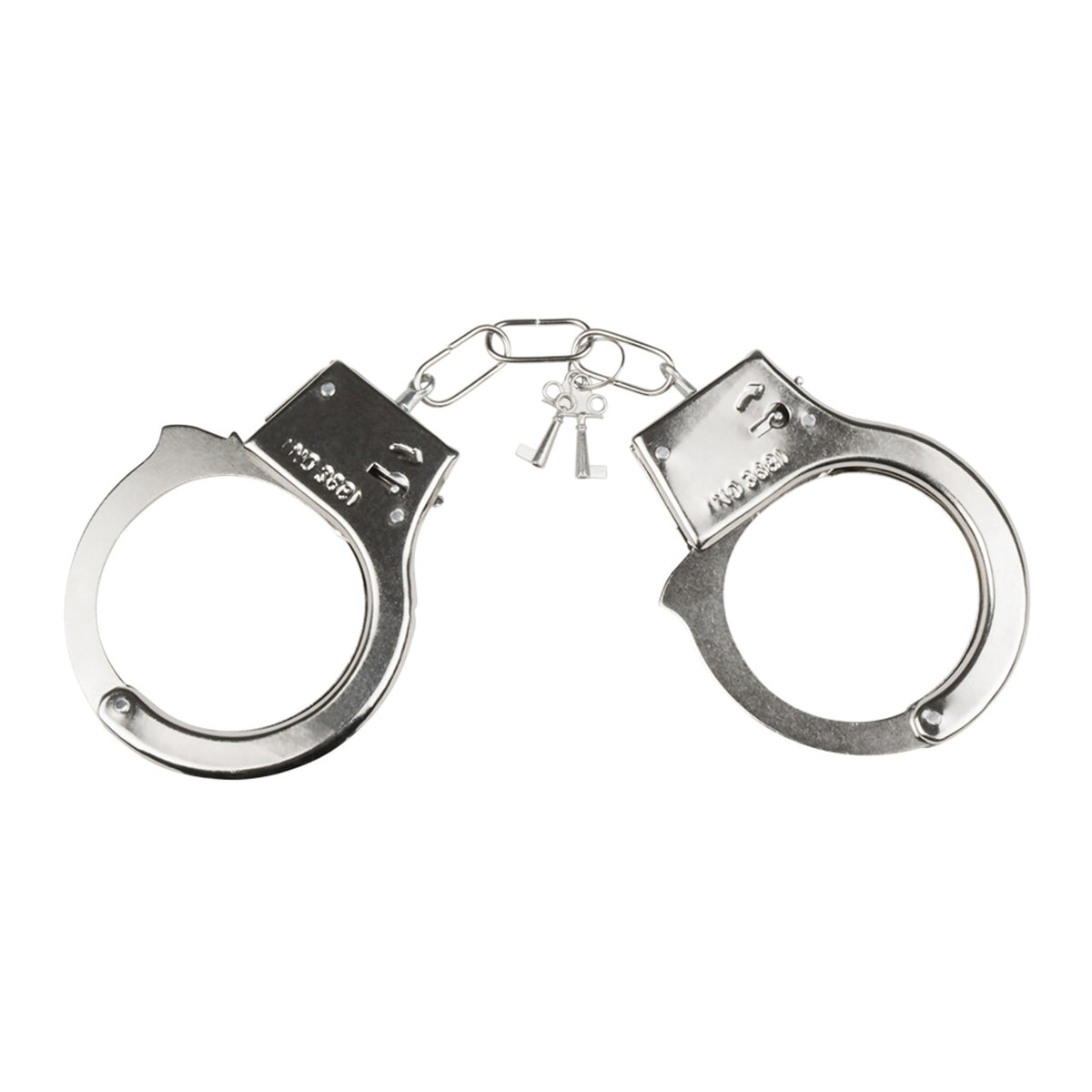Op deze afbeelding zie je een Accessoires, van het merk Boland. Metalen Handboeien