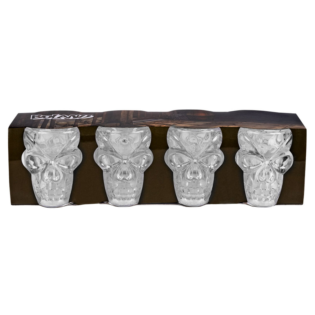 Op deze afbeelding zie je een Decoratie, van het merk Boland. Dodelijk Shotje 4 Stuks