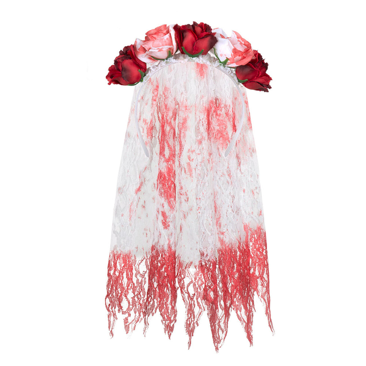 Op deze afbeelding zie je een Accessoires, van het merk Boland. Hoofdband Met Bloedsluier Horror Bride