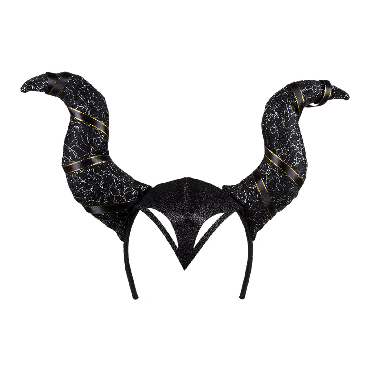 Op deze afbeelding zie je een Accessoires, van het merk Boland. Hoofdbedekking Maleficent Met Duivel Hoorns