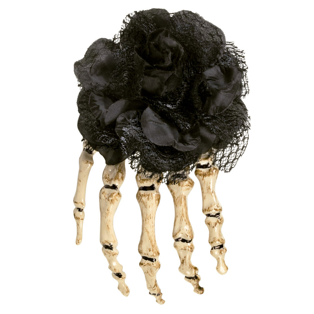 Op deze afbeelding zie je een Accessoires, van het merk Boland. Haarclip Magere Hand Door Je Haar