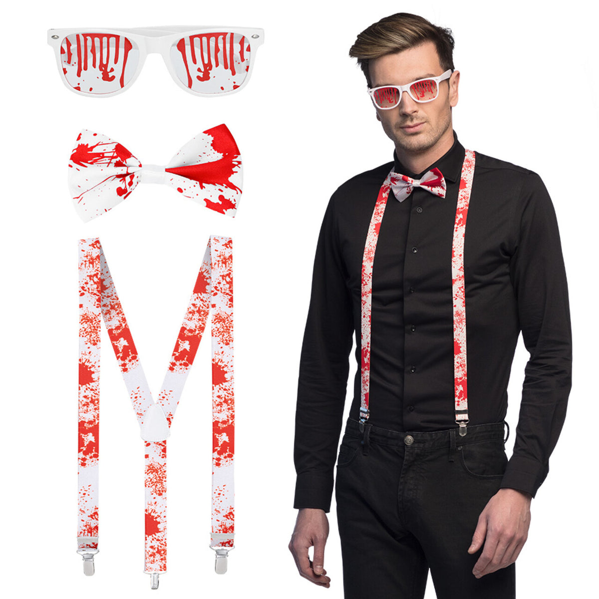 Op deze afbeelding zie je een Accessoires, van het merk Boland. Accessoire Set Killer Party