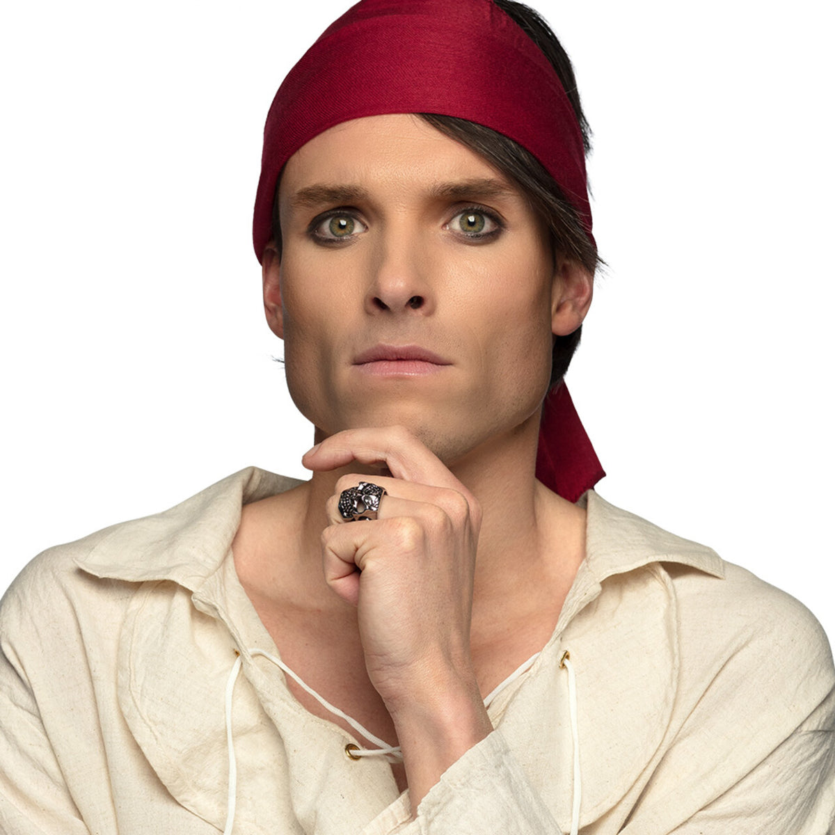 Op deze afbeelding zie je een Accessoires, van het merk Boland. Ring Mean Skull Face