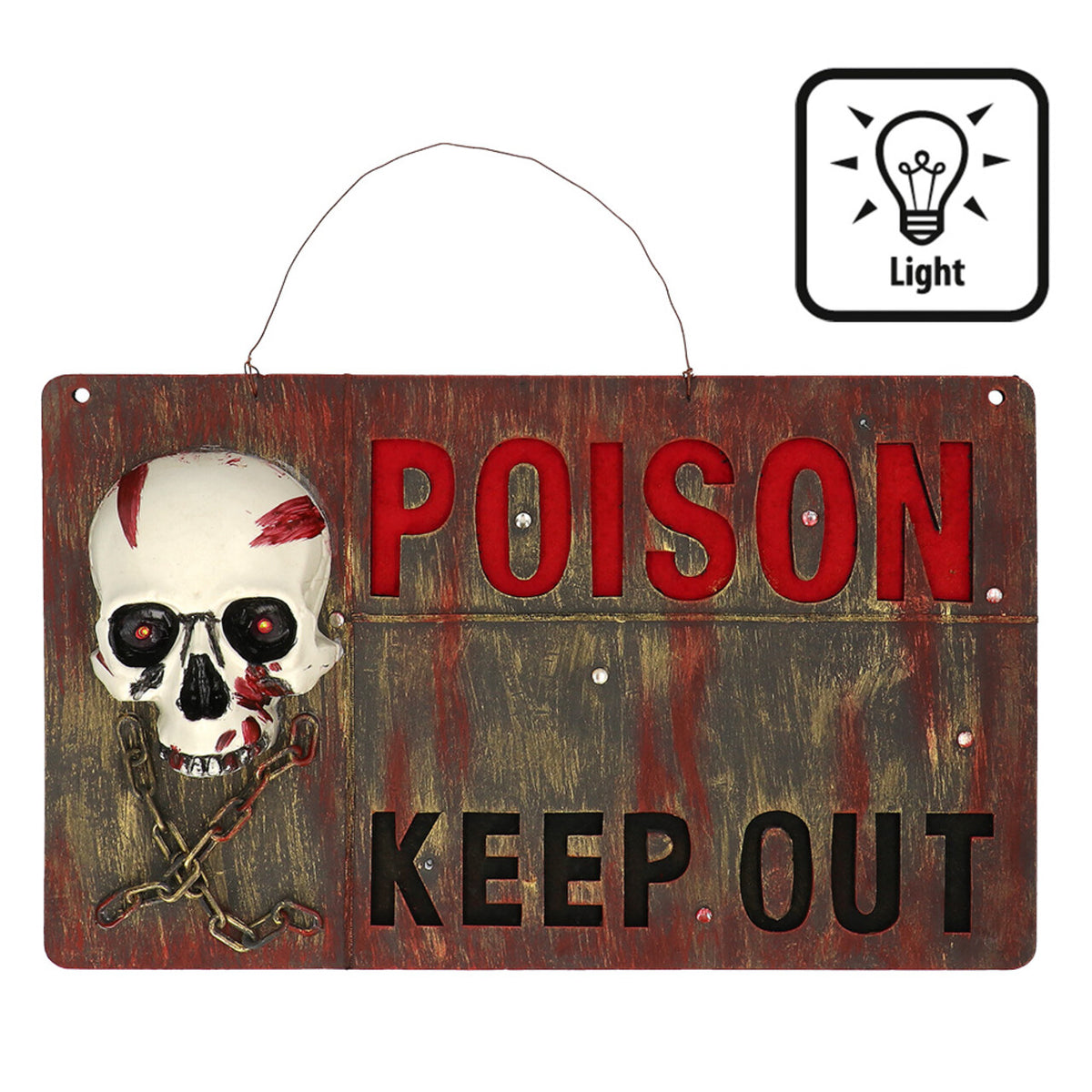 Op deze afbeelding zie je een Decoratie, van het merk Boland. Waarschuwingsbord Poison Keep Out