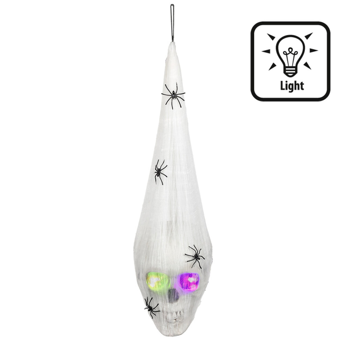 Op deze afbeelding zie je een Decoratie, van het merk Boland. Verstoft Maar Niet Blind Led Schedel