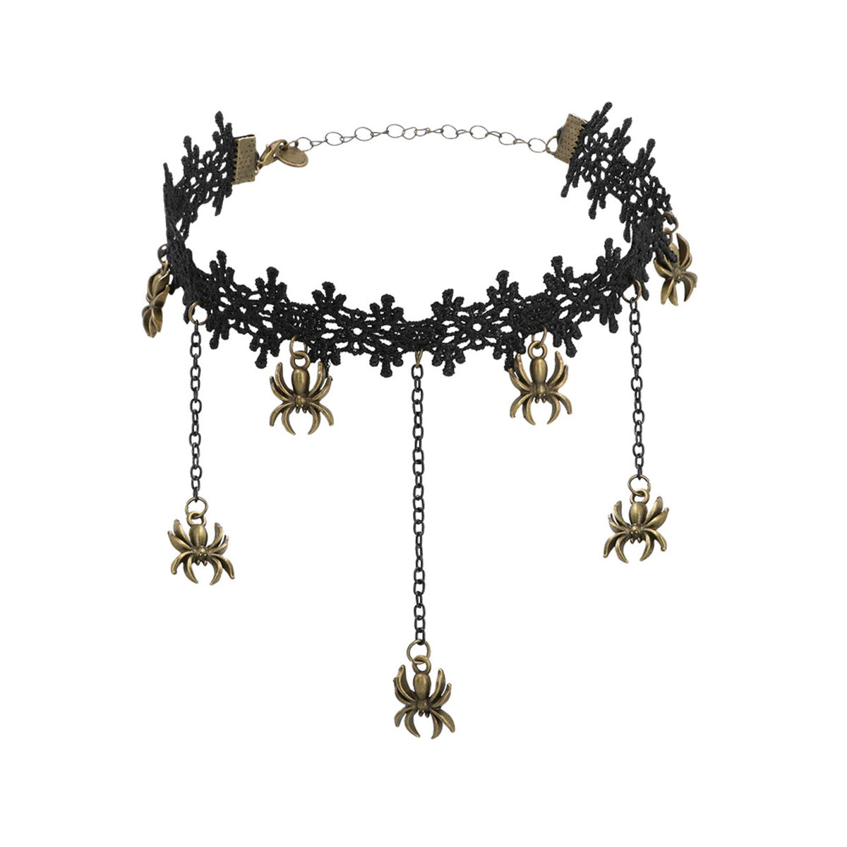 Op deze afbeelding zie je een Accessoires, van het merk Boland. Nek Vol Spinnen Choker