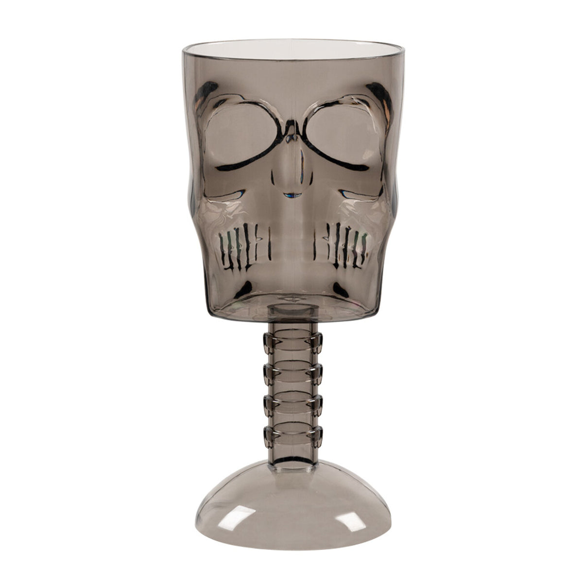 Op deze afbeelding zie je een Decoratie, van het merk Boland. Plastic Kelk Smoke Skull
