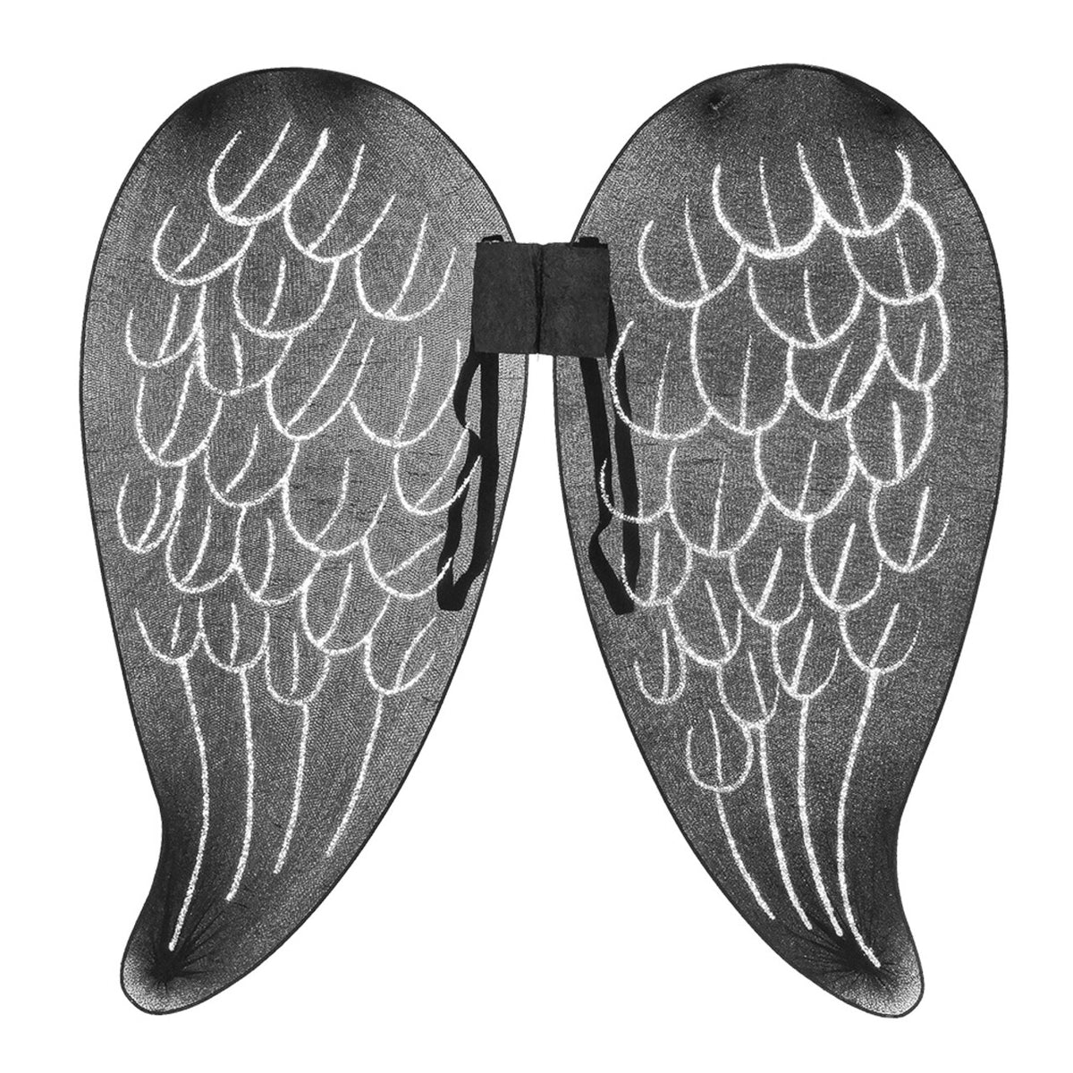 Op deze afbeelding zie je een Accessoires, van het merk Boland. Vleugels Black Angel 53 X 54 Cm