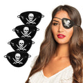 Set De 4 Cache-œil De Pirate Crâne Et Épées