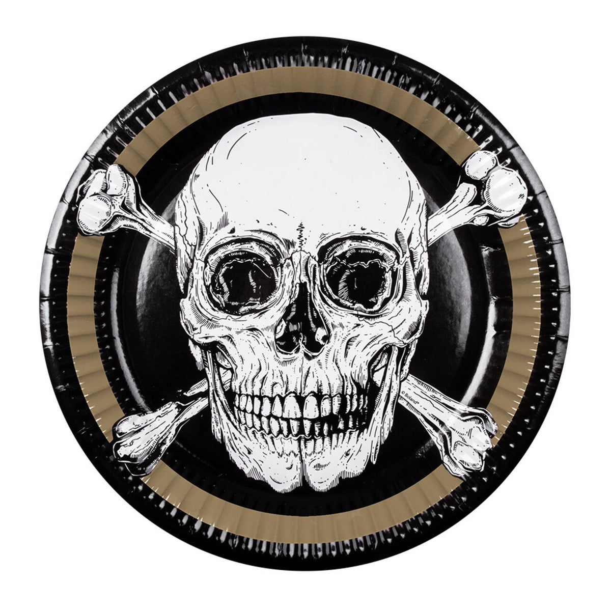 Op deze afbeelding zie je een Decoratie, van het merk Boland. Piraten Party Bordjes 10 Stuks