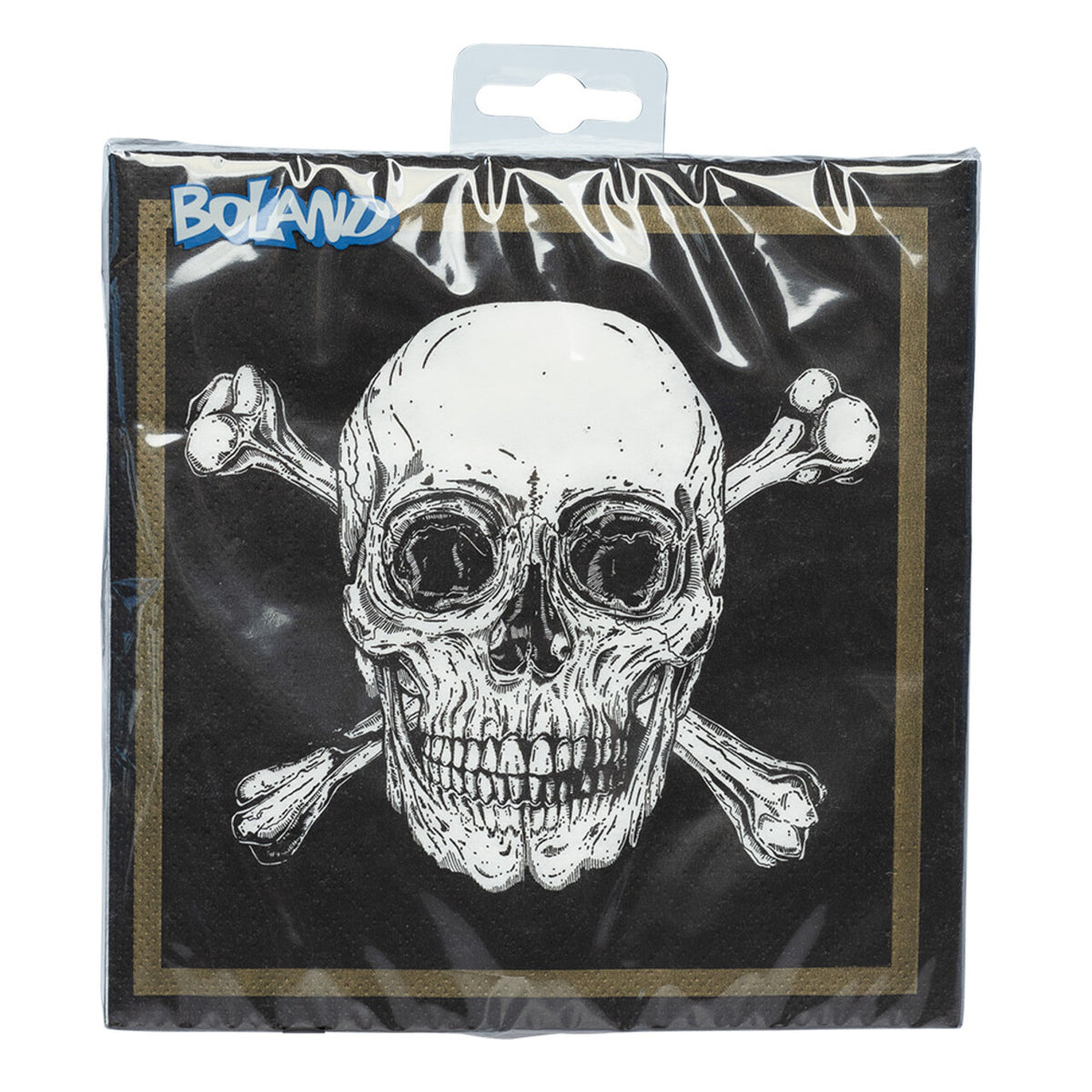 Op deze afbeelding zie je een Decoratie, van het merk Boland. Piraten Party Servetten 20 Stuks