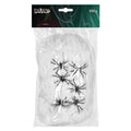 Toile Daraignée 100 G Blanc Avec 6 Araignées