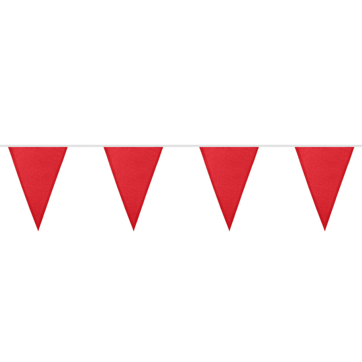 Op deze afbeelding zie je een Decoratie, van het merk Boland. Polyester Vlaggenlijn Rood 6 Meter
