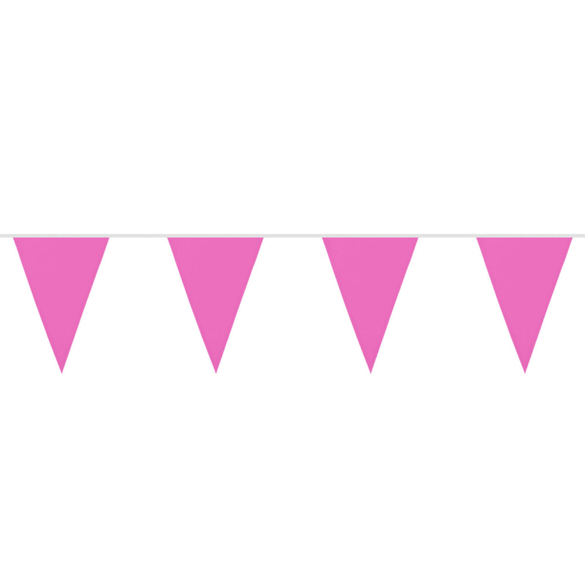 Op deze afbeelding zie je een Decoratie, van het merk Boland. Vlaggenlijn Donker Roze 6 Meter