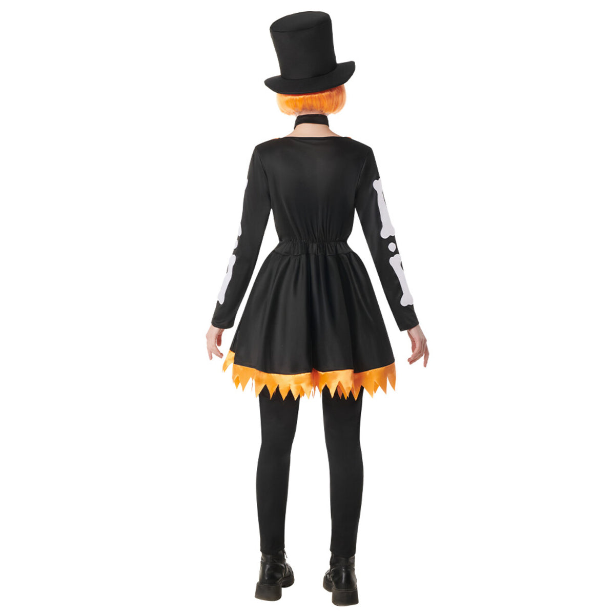 Op deze afbeelding zie je een Kostuums, van het merk Boland. Funky Pumpkin Skeleton Kostuum