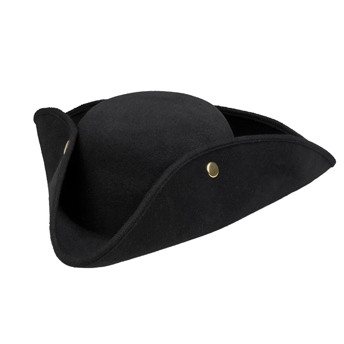 Op deze afbeelding zie je een Accessoires, van het merk Boland. Piratenhoed Admiraal William Zwarthoed