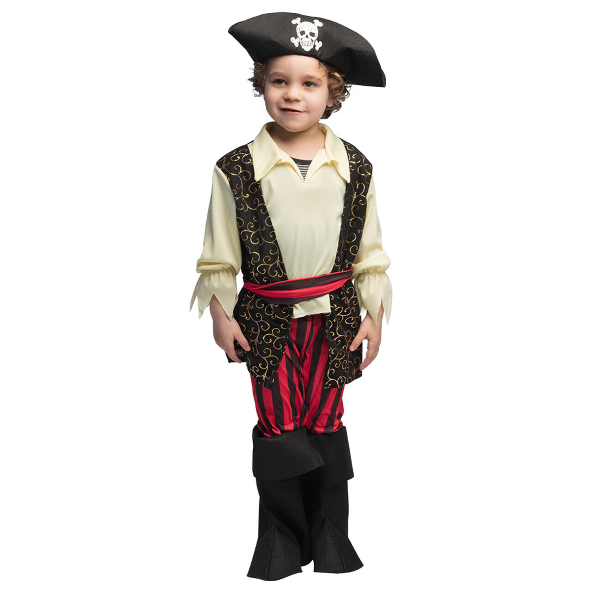 Op deze afbeelding zie je een Kostuums, van het merk Boland. Piraat Rocco Jongen Kostuum