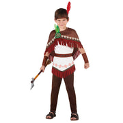 Op deze afbeelding zie je een Kostuums, van het merk Boland. Native Dakota Wolf Jongen Kostuum