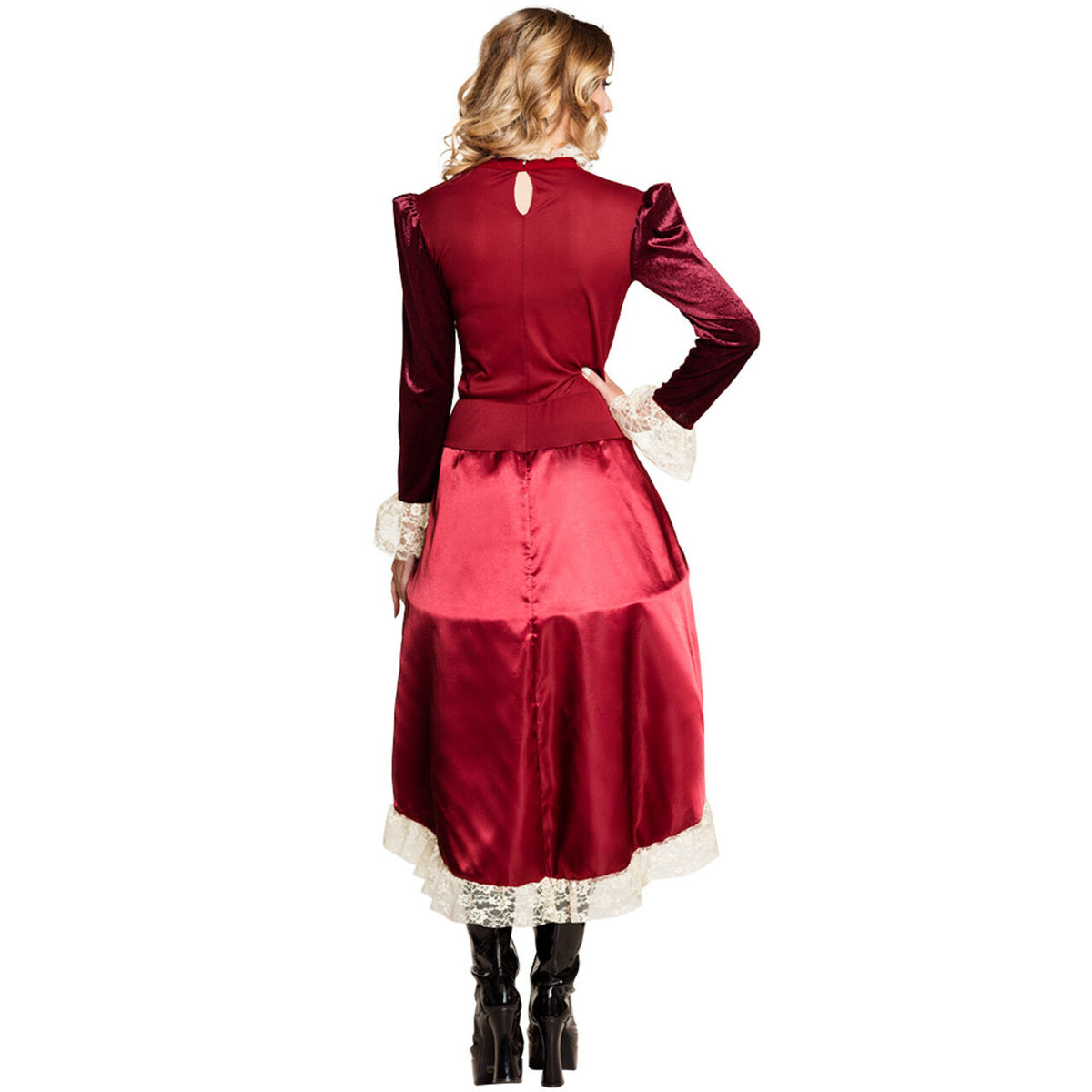 Op deze afbeelding zie je een Kostuums, van het merk Boland. Lady Steffie Steampunk Vrouw Kostuum