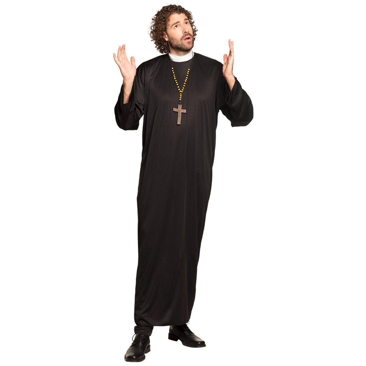 Op deze afbeelding zie je een Kostuums, van het merk Boland. Priester Pieter Kuis Man Kostuum