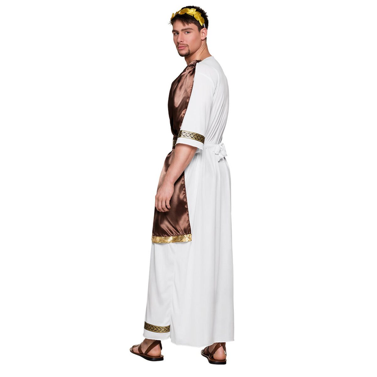 Op deze afbeelding zie je een Kostuums, van het merk Boland. Griekse God Zeus Man Kostuum