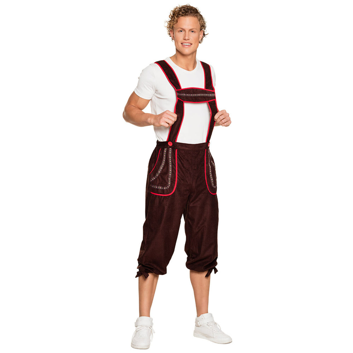 Op deze afbeelding zie je een Kostuums, van het merk Boland. Klaus Winterliebe Lederhose Man