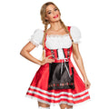 Uitdagende Helena Bierfest Rood Vrouw Kostuum