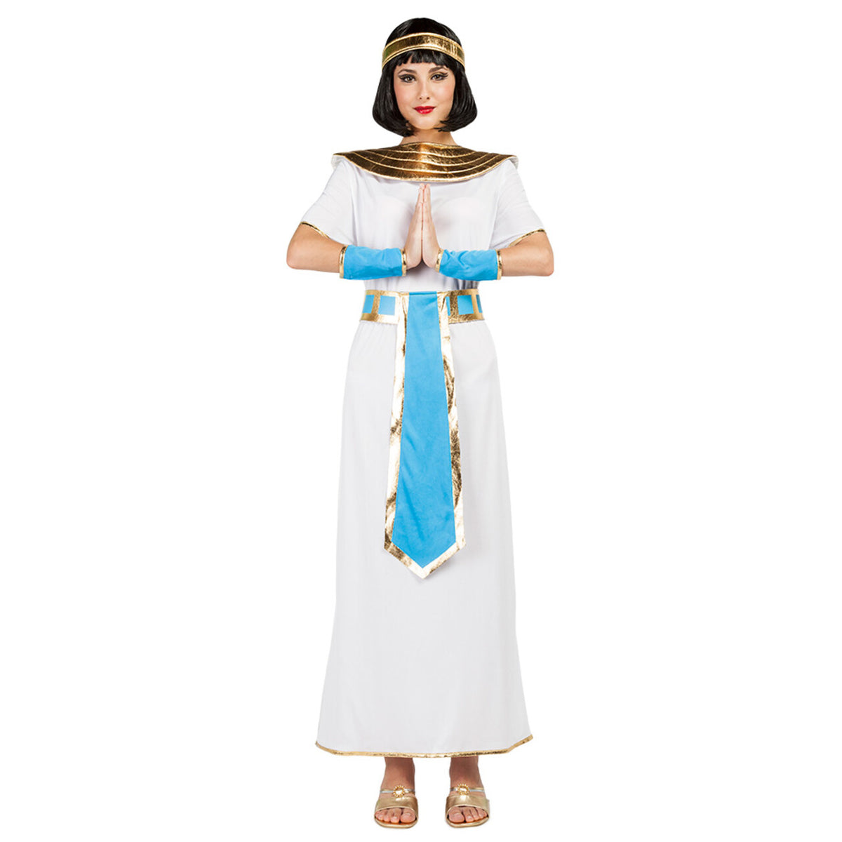 Op deze afbeelding zie je een Kostuums, van het merk Boland. Dienares Van Het Egyptische Hof Nubia Vrouw Kostuum