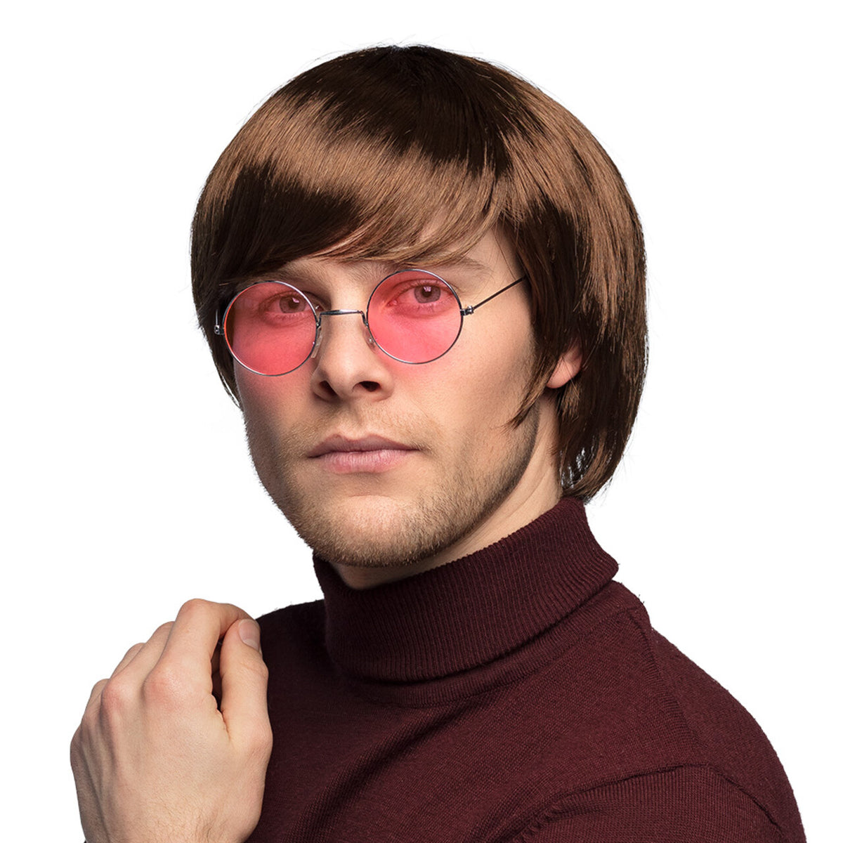 Op deze afbeelding zie je een Accessoires, van het merk Boland. Pruik John Lenman 70s