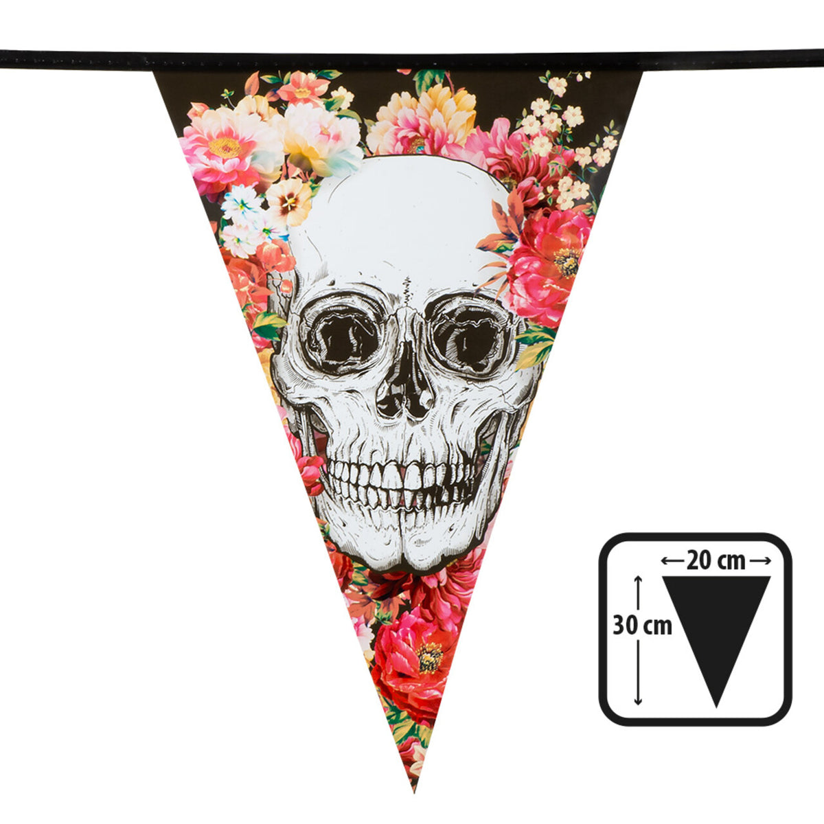 Op deze afbeelding zie je een Decoratie, van het merk Boland. Viva Los Muertos Vlaggenlijn