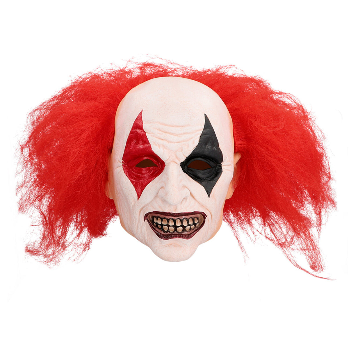 Op deze afbeelding zie je een Accessoires, van het merk Boland. Latex Hoofdmasker Enge Clown Met Haar