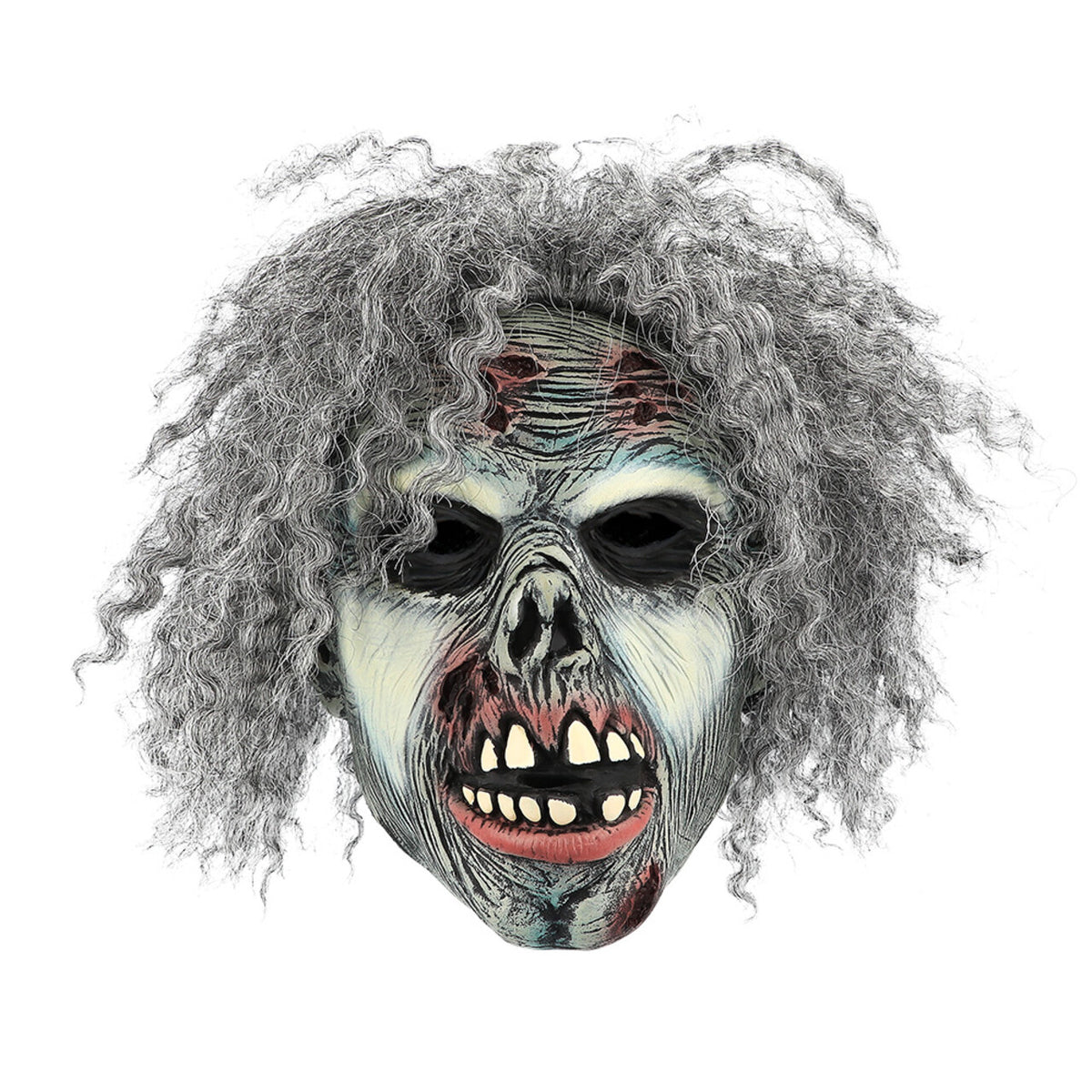 Op deze afbeelding zie je een Accessoires, van het merk Boland. Latex Hoofdmasker Gekke Zombie