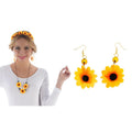 Boucles Doreilles Tournesol été