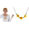 Collier Hippie Tournesol