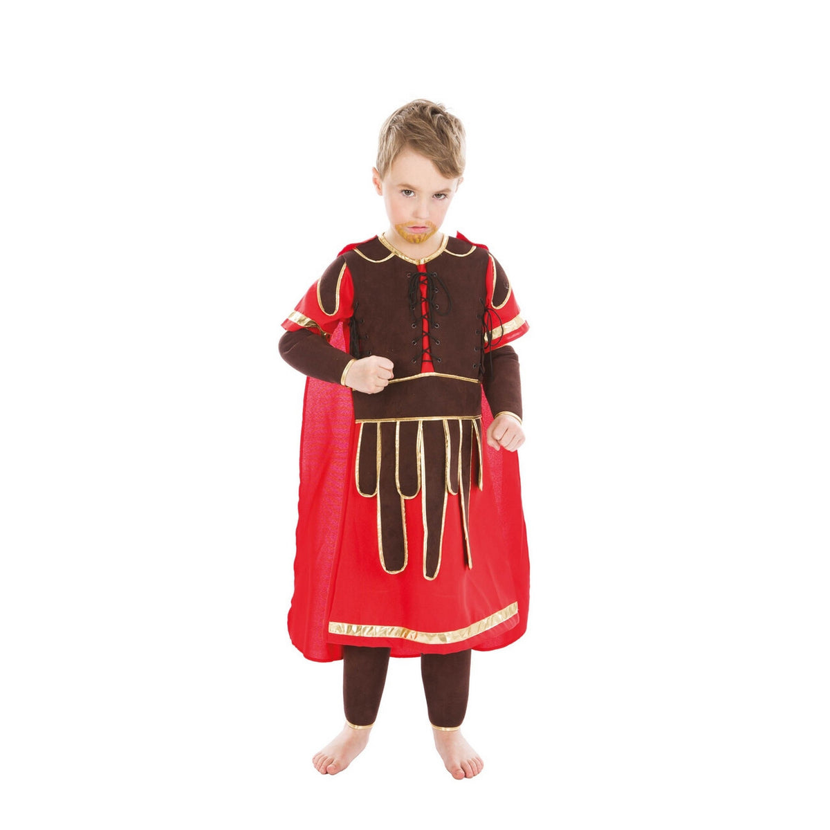 Op deze afbeelding zie je een Kostuums, van het merk Chaks. Soldaat Romano Romein Jongen Kostuum