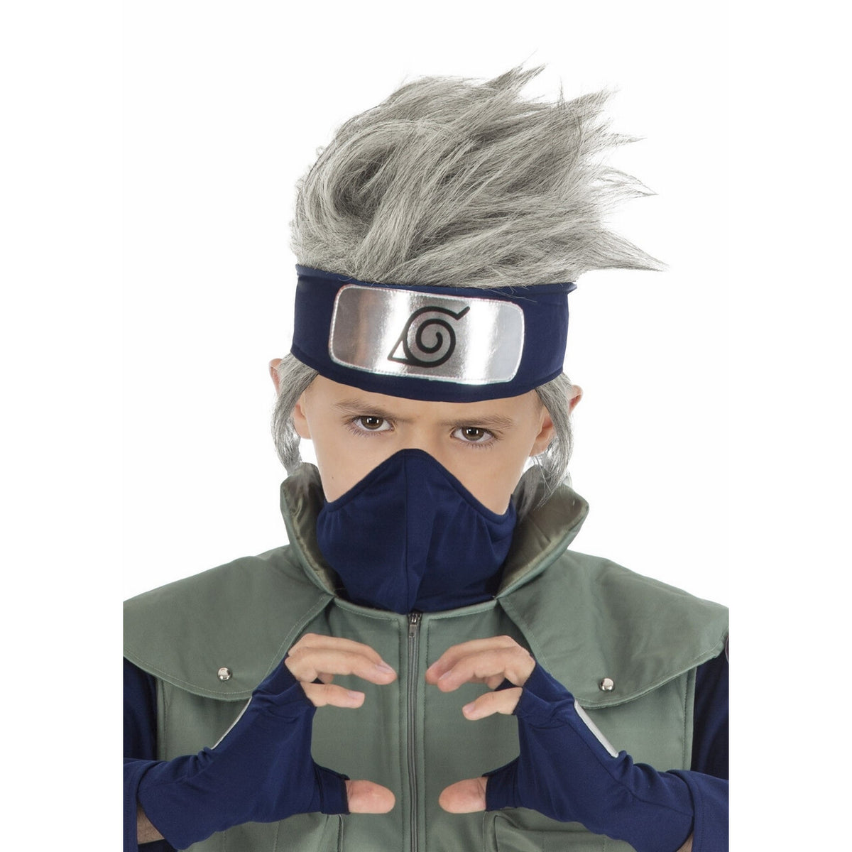 Op deze afbeelding zie je een Accessoires, van het merk Chaks. Pruik Kakashi Hatake Naruto