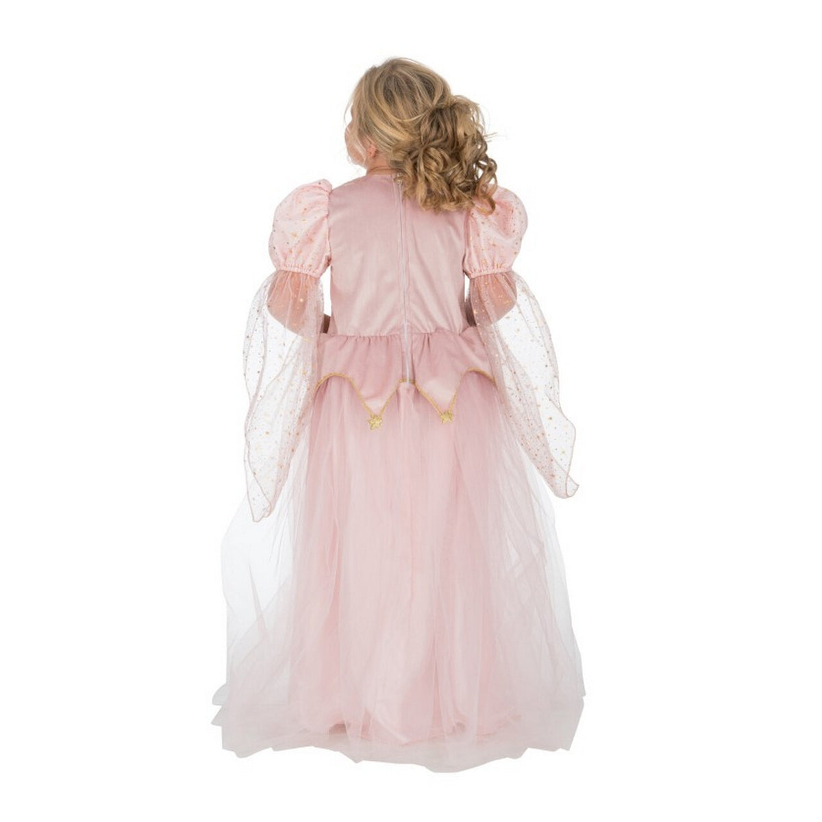 Op deze afbeelding zie je een Kostuums, van het merk Chaks. Deluxe Pink Princess Adelia Meisje Kostuum