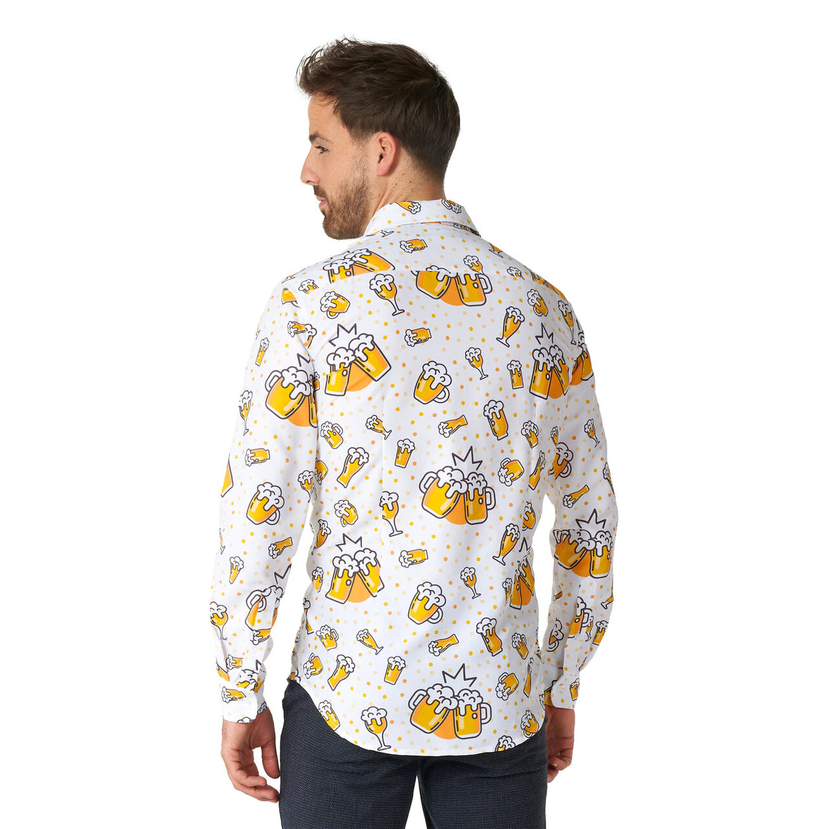 Op deze afbeelding zie je een Kostuums, van het merk Suitmeister. Schuimend Bier Blouse Man