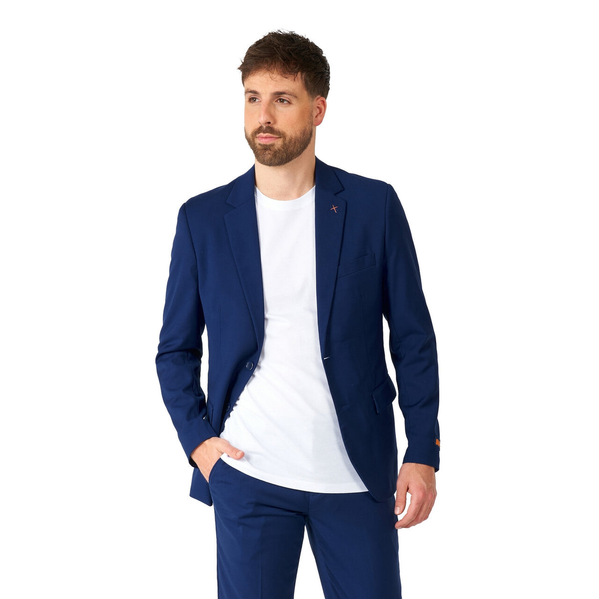 Op deze afbeelding zie je een Kostuums, van het merk Opposuits. Daily Blue Business Bob Man Kostuum