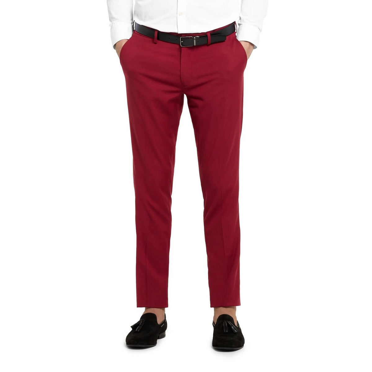 Op deze afbeelding zie je een Kostuums, van het merk Opposuits. Daily Bright Burgundy Casual Chique Man Kostuum