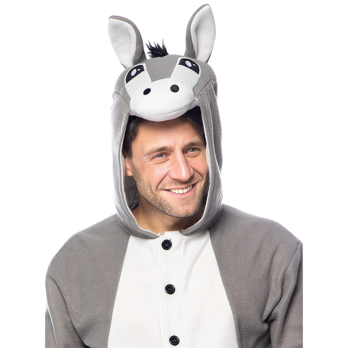 Op deze afbeelding zie je een Kostuums, van het merk Funidelia. Donnie Donkey Kostuum
