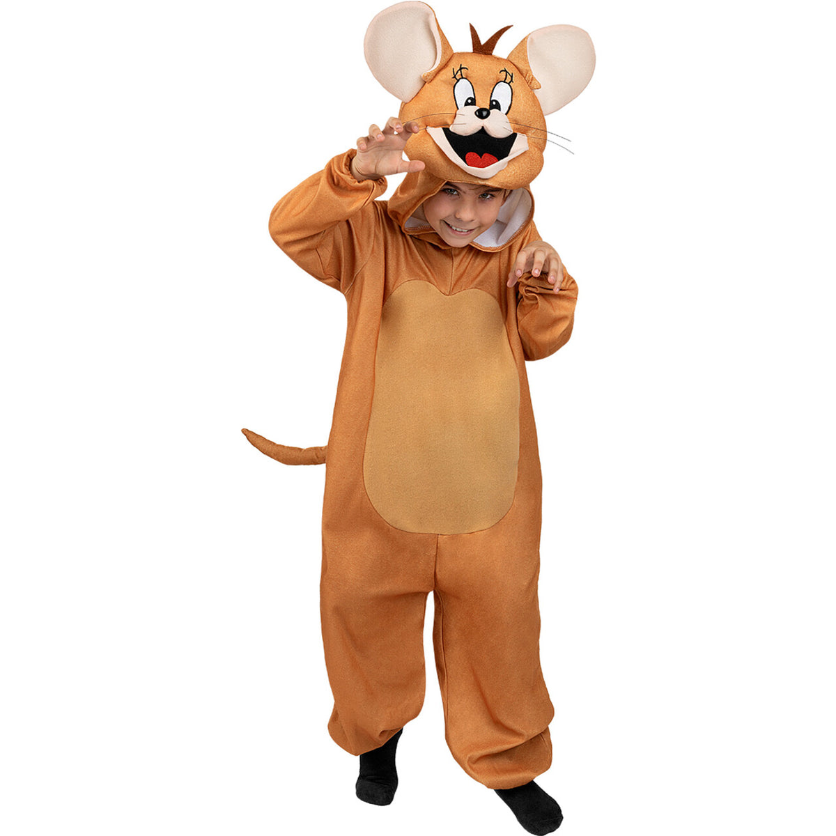 Op deze afbeelding zie je een Kostuums, van het merk Funidelia. Jerry De Grappige Muis Pak Me Dan Onesie Kind