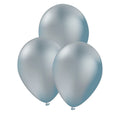 Ballons En Latex Silver Moon Party 10 Pièces