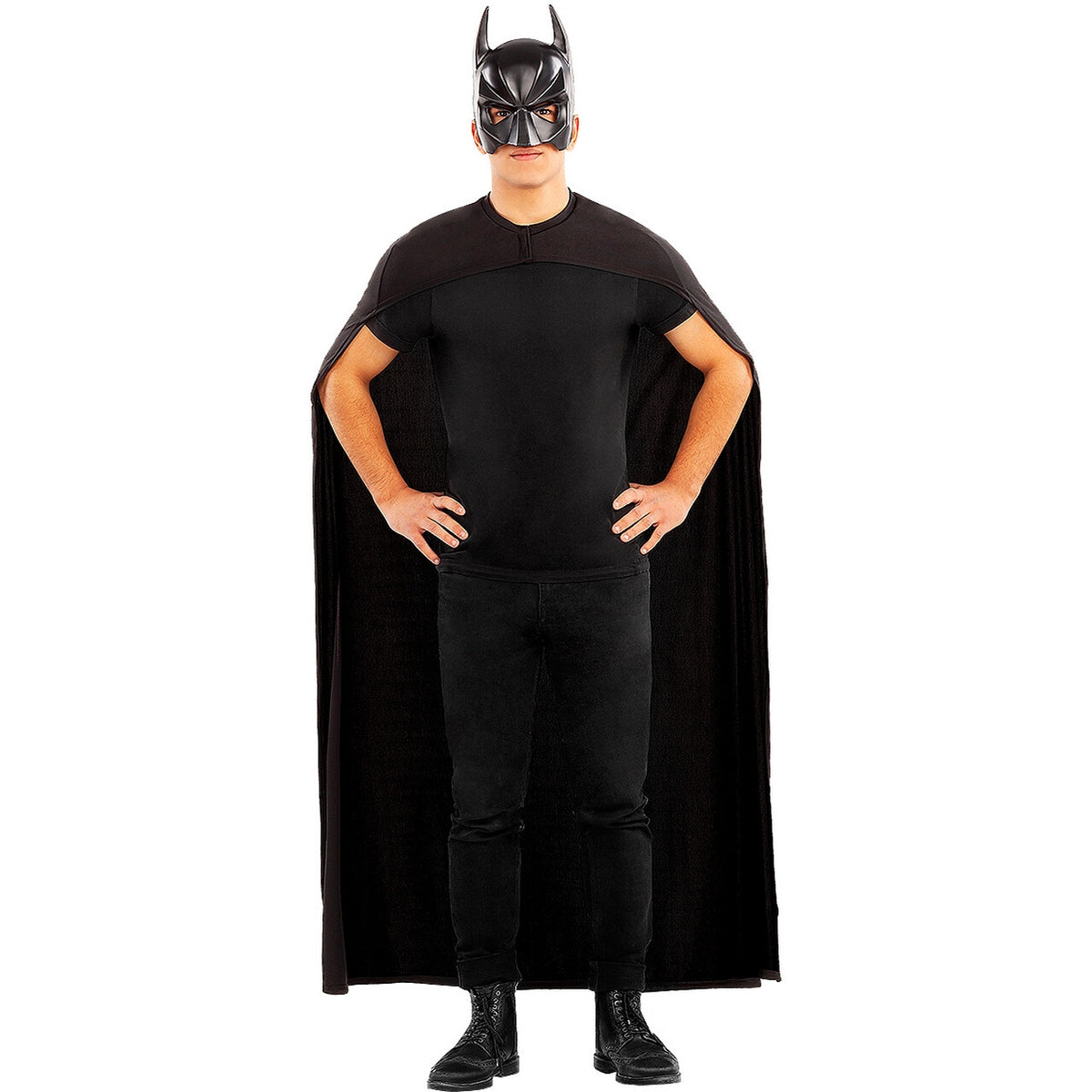 Op deze afbeelding zie je een Kostuums, van het merk Funidelia. Batman Cape En Masker Kostuum