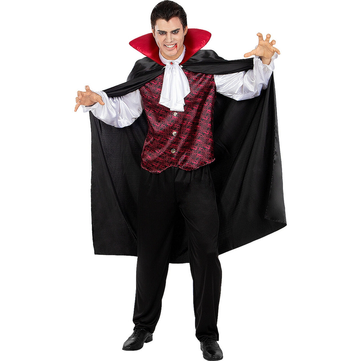 Op deze afbeelding zie je een Kostuums, van het merk Funidelia. Draak Van Een Dracula Man Kostuum